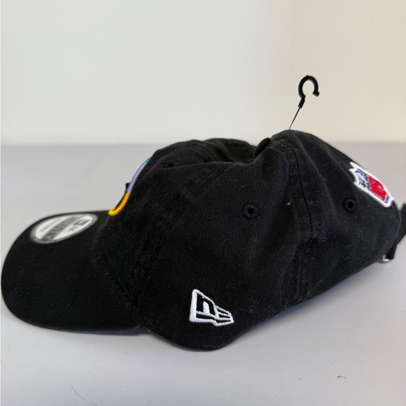 New Era New York Jets 9twenty Adjustable Hat Crucial Catch intercept Cancer Blak - Picture 3 of 6